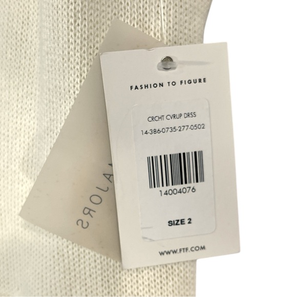 NWT Tabria Majors X FTF ‘The Cover Up' Crochet Dress in Natural Size 2/ 2X - Picture 9 of 11